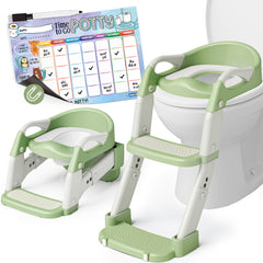 Argenens 3-in-1 potty seat foldable for compact storage and travel.