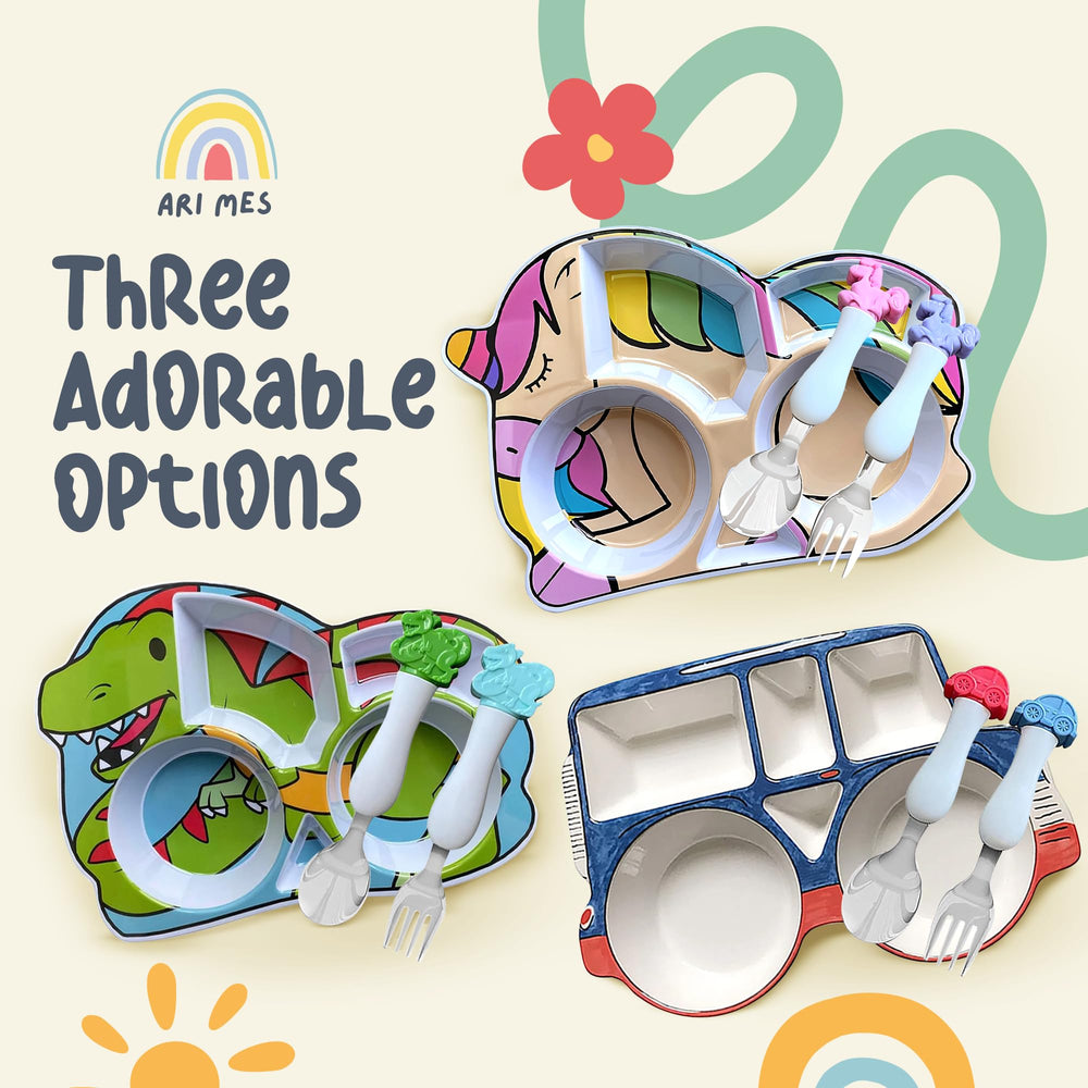 ARI MES lightweight car plate makes self-feeding easy for little hands