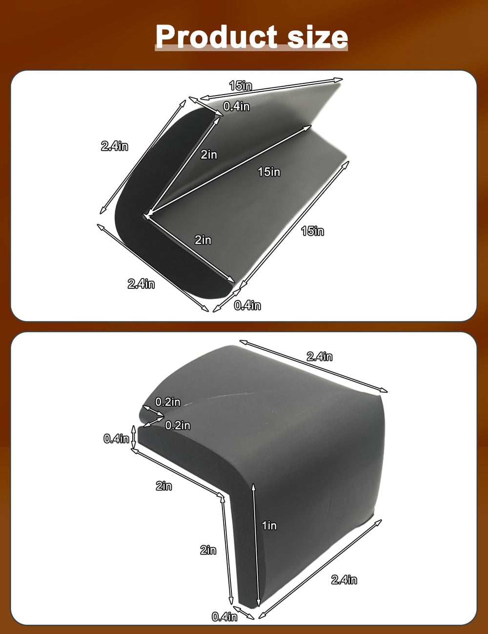 Arinbeb fireplace-edge guard protects toddlers from sharp corners during daily activities.