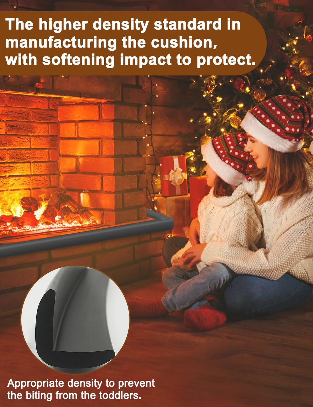 Arinbeb formaldehyde-free corner protector promotes a safe play area.