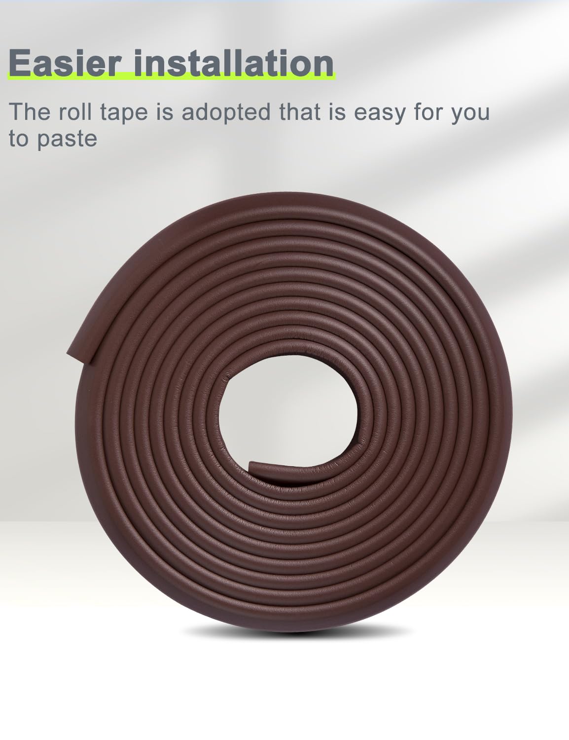 ARINBEB soft-density edge cushion protects toddlers and pets during playful bumps.