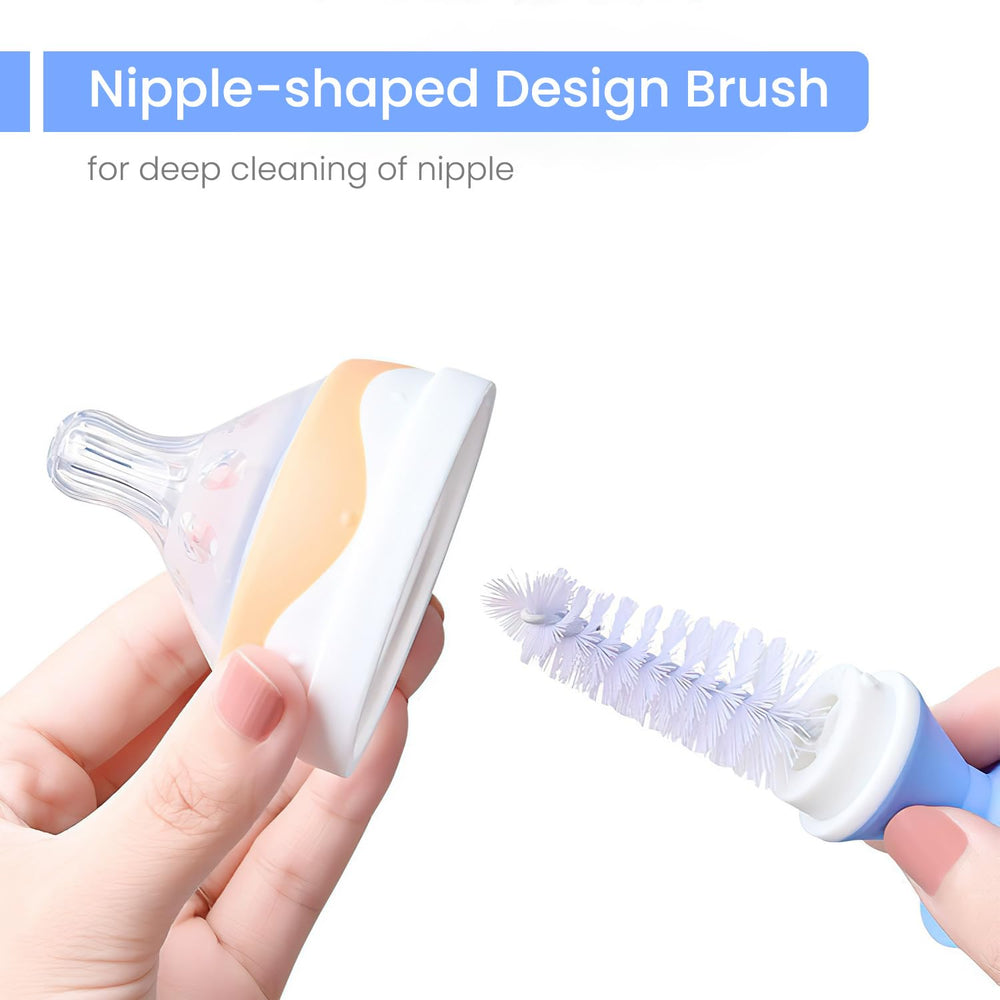 Ariseno pink cap brush cleans bottle caps and rims