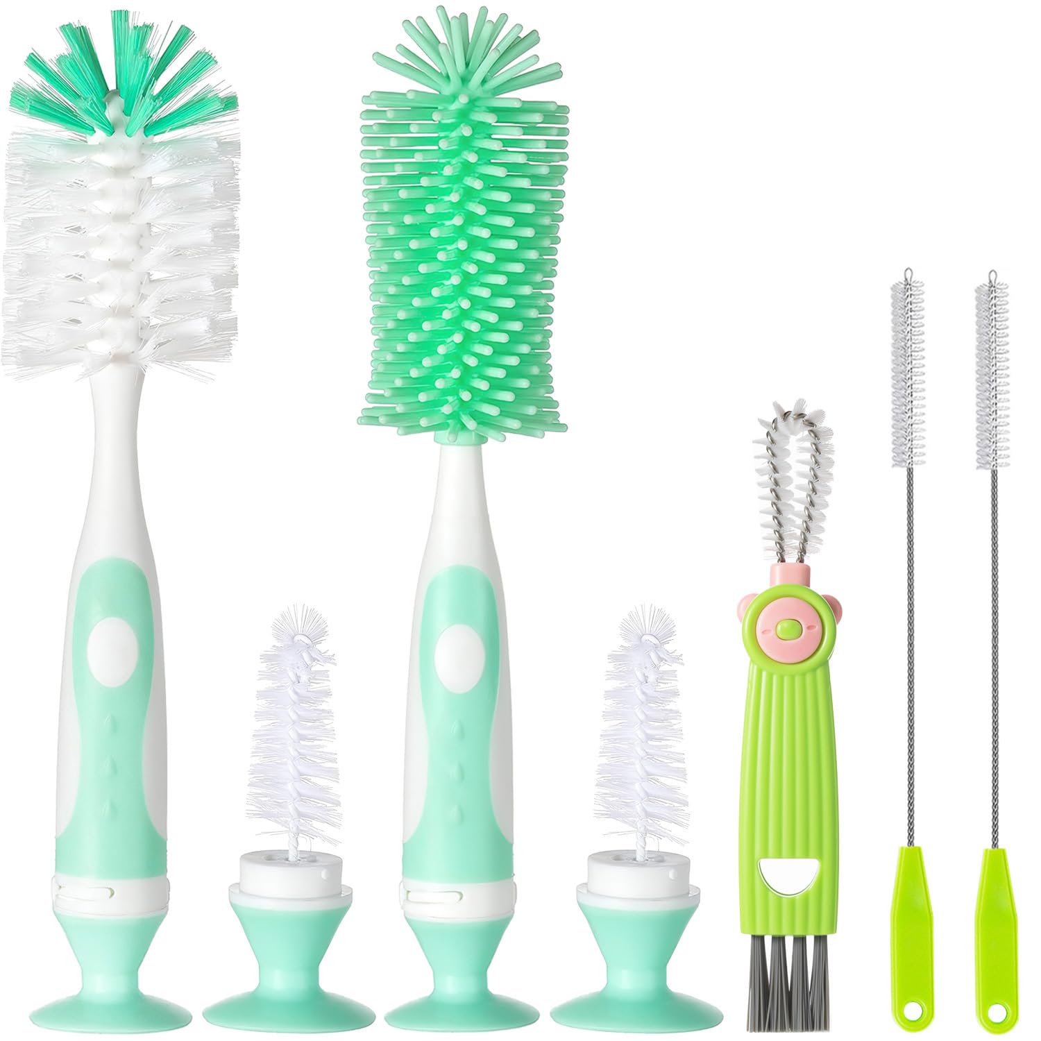 Ariseno 5-in-1 bottle brush set packaging for complete cleaning.