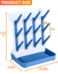 Ariseno drying rack 12 bottle capacity demonstrates ample drying room.