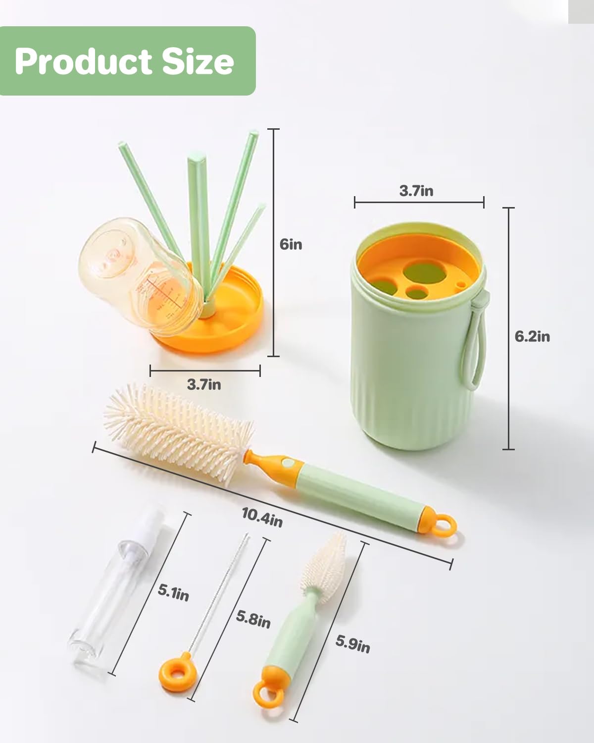Ariseno travel bottle cleaner kit dispenser highlights convenient soap delivery during on-the-go cleaning.