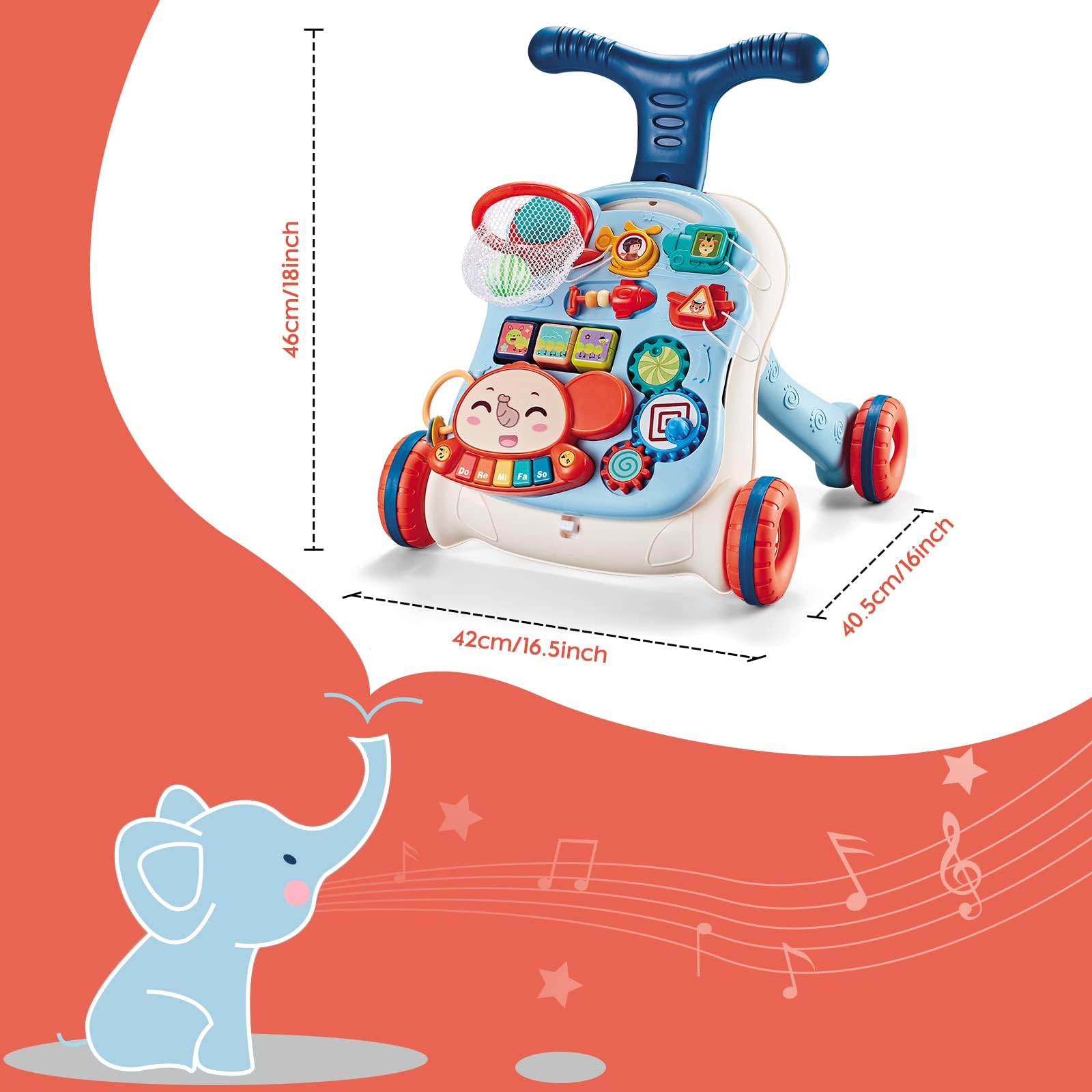 Ark Miido rear wheel speed control adjusting pace for baby