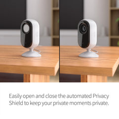 Arlo Essential privacy shield maintains private footage under your control.