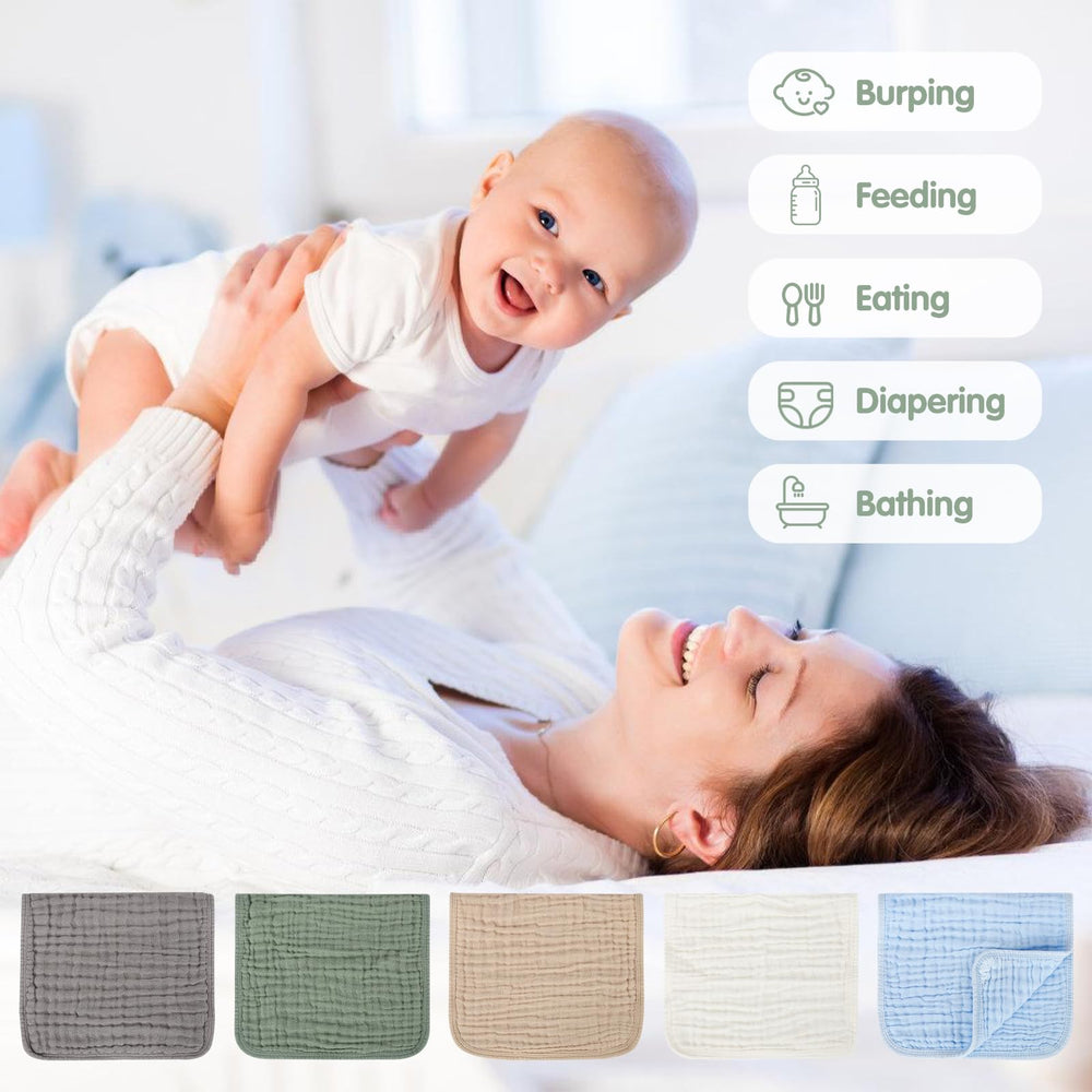 Arnzion Burp Cloth Gift-pack highlighting a practical new-parent gift.