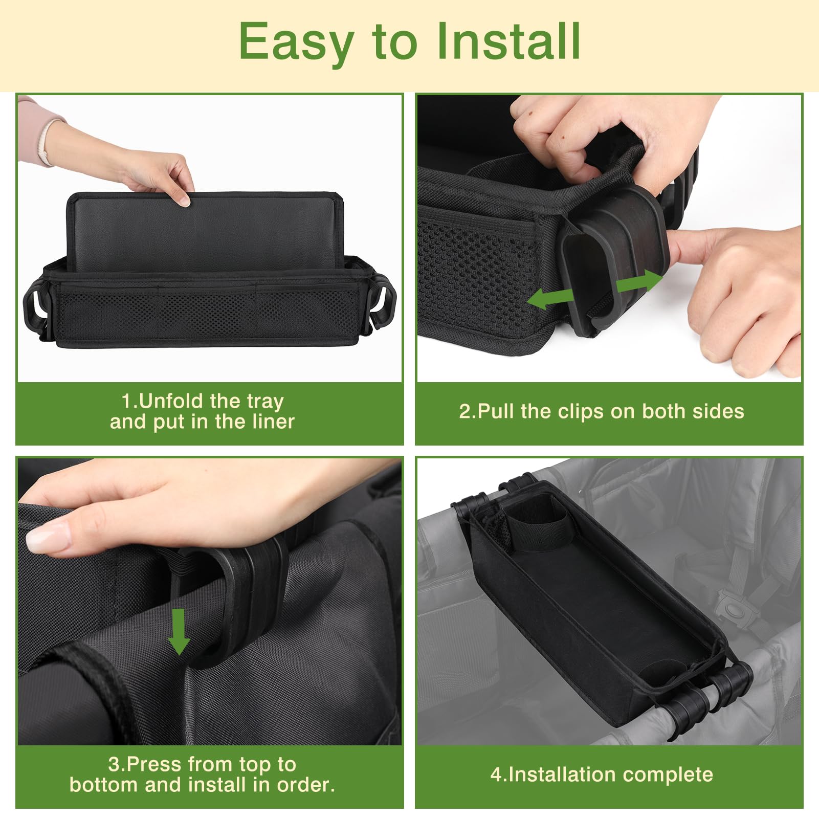 AROUY sturdy bottom supports steady meals and activities on varied surfaces