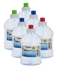 Arrow H2O on-the-go bottle with push cap for quick sips.