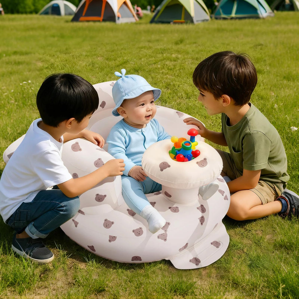 Arscniek Bear Head portable indoor outdoor seat fits in bags