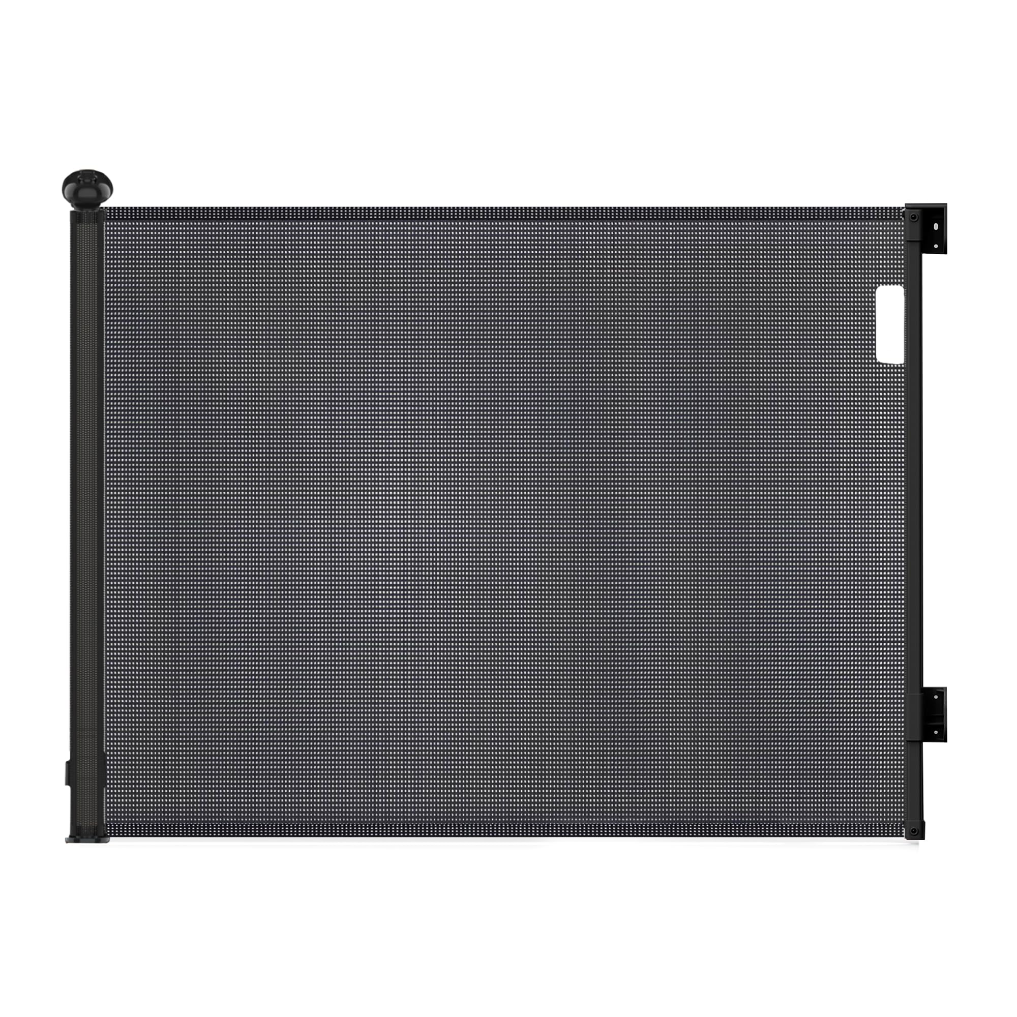 ARSHNAYAS retractable gate extended-55in demonstrates wide coverage for larger openings