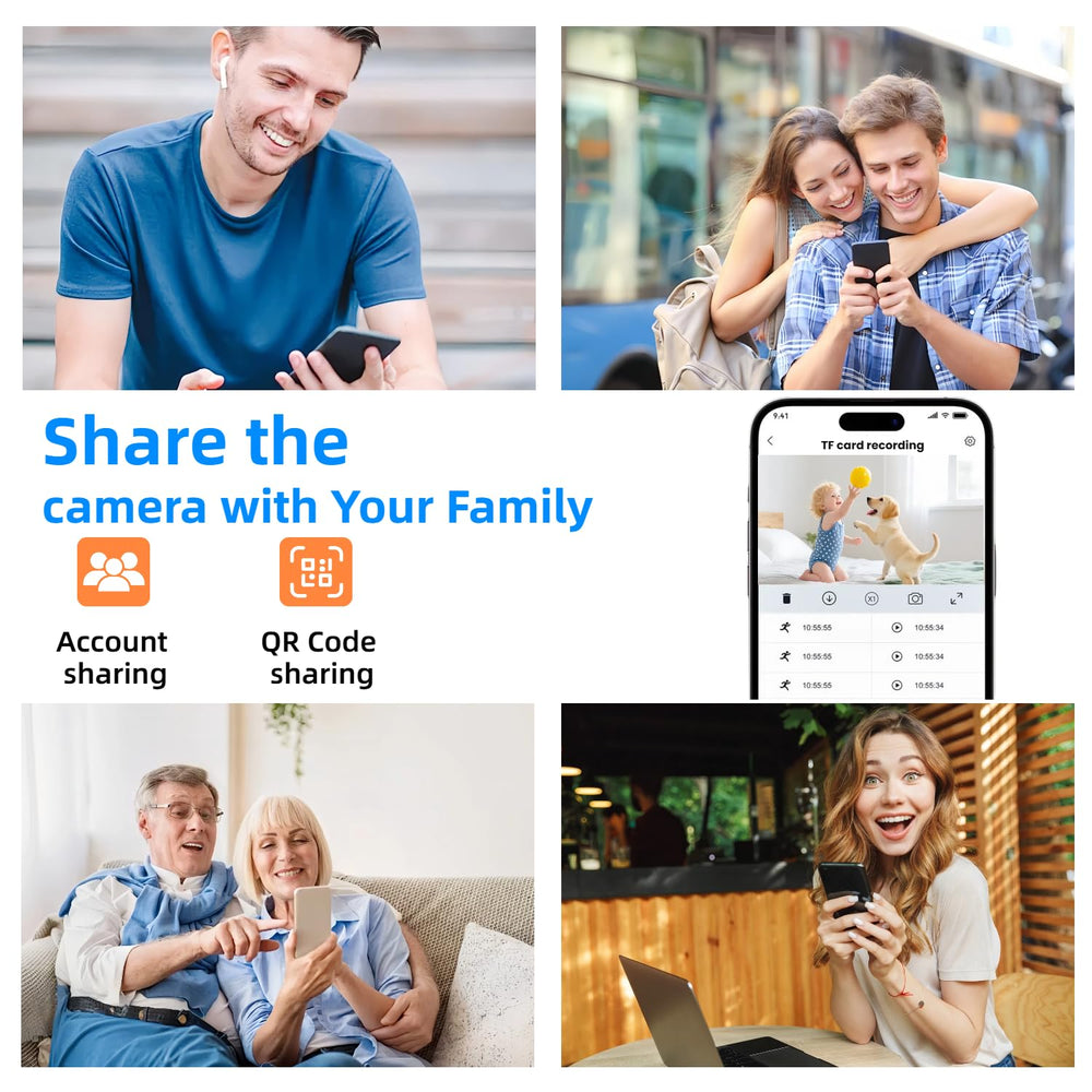 Arstiderne mini indoor camera live-stream delivers real-time updates from anywhere.