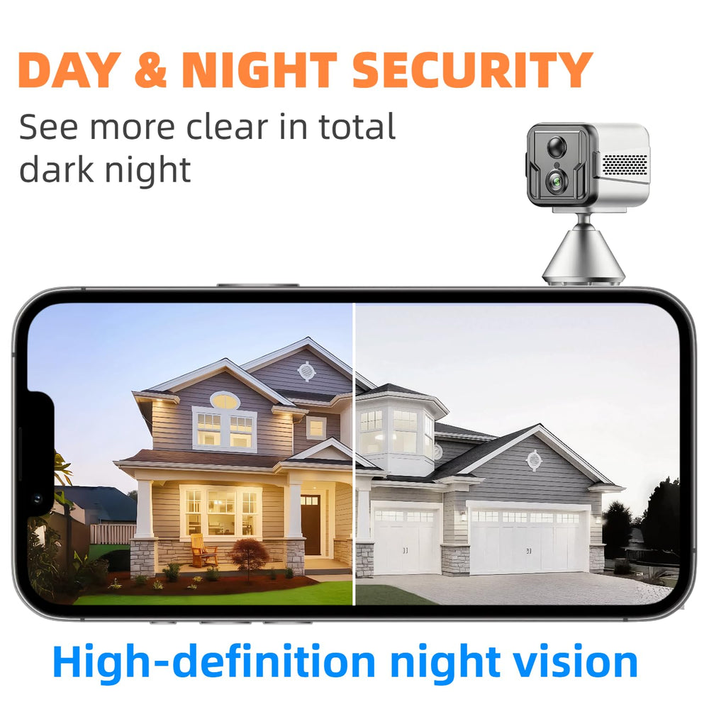 Arstiderne mini indoor camera wifi-setup enables quick smartphone access to live video.