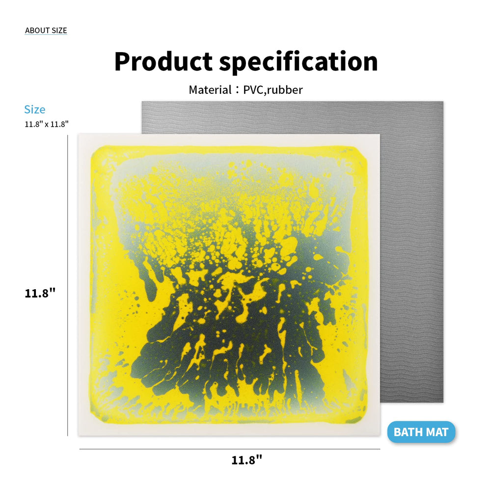 Art3d Liquid Fusion Play Mat kids playing line up and hopping.