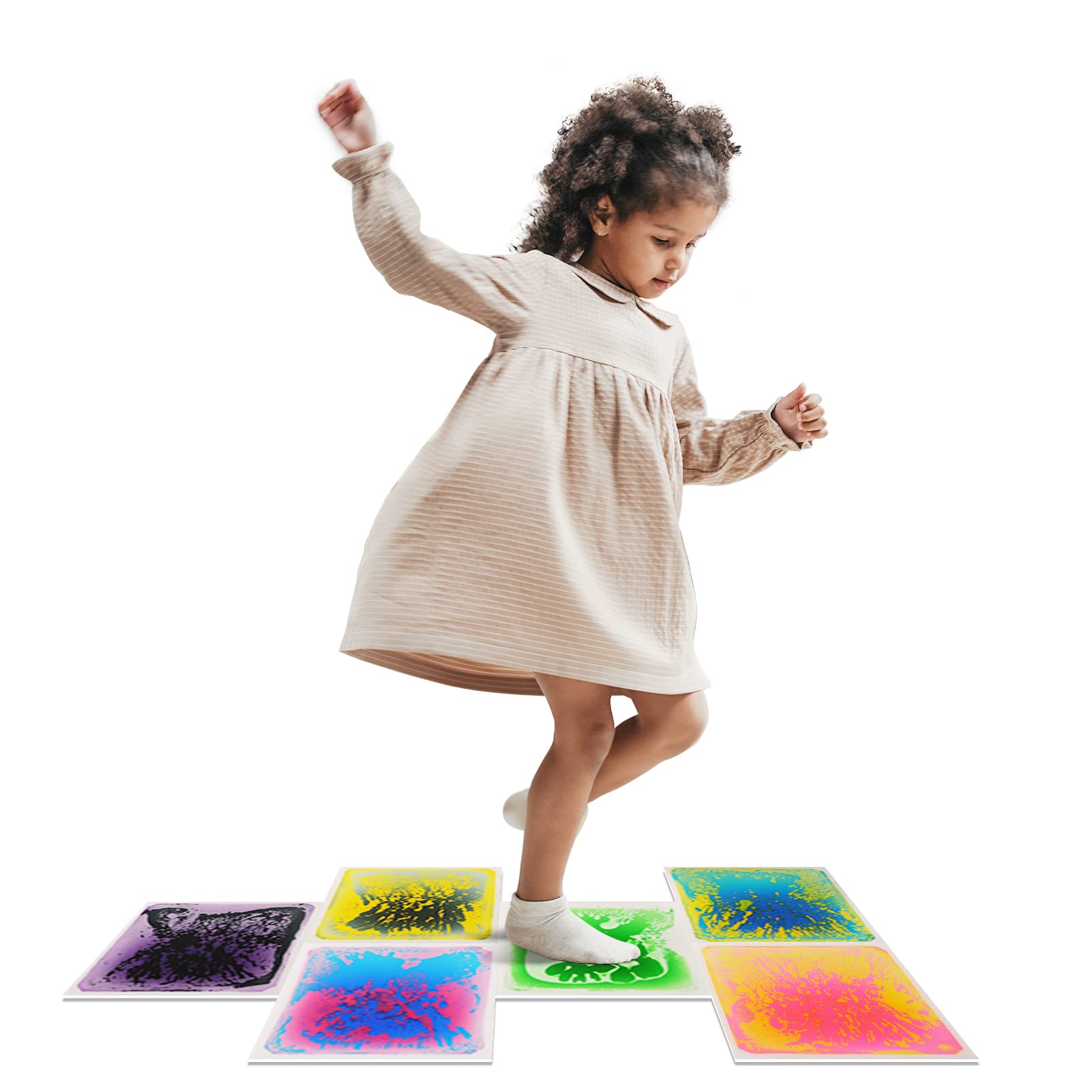 Art3d Liquid Fusion Play Mat no installation setup fits any room.