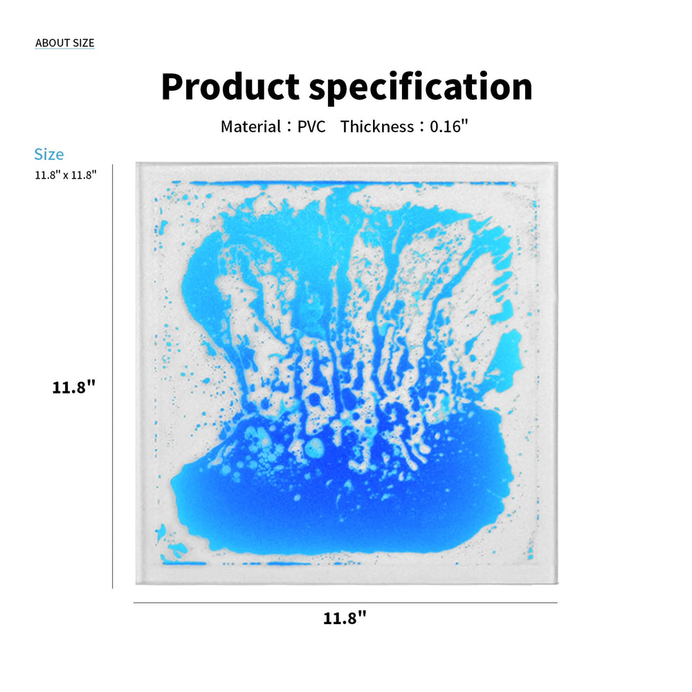 Art3d Liquid Fusion tile displays transparent substrate for modern look