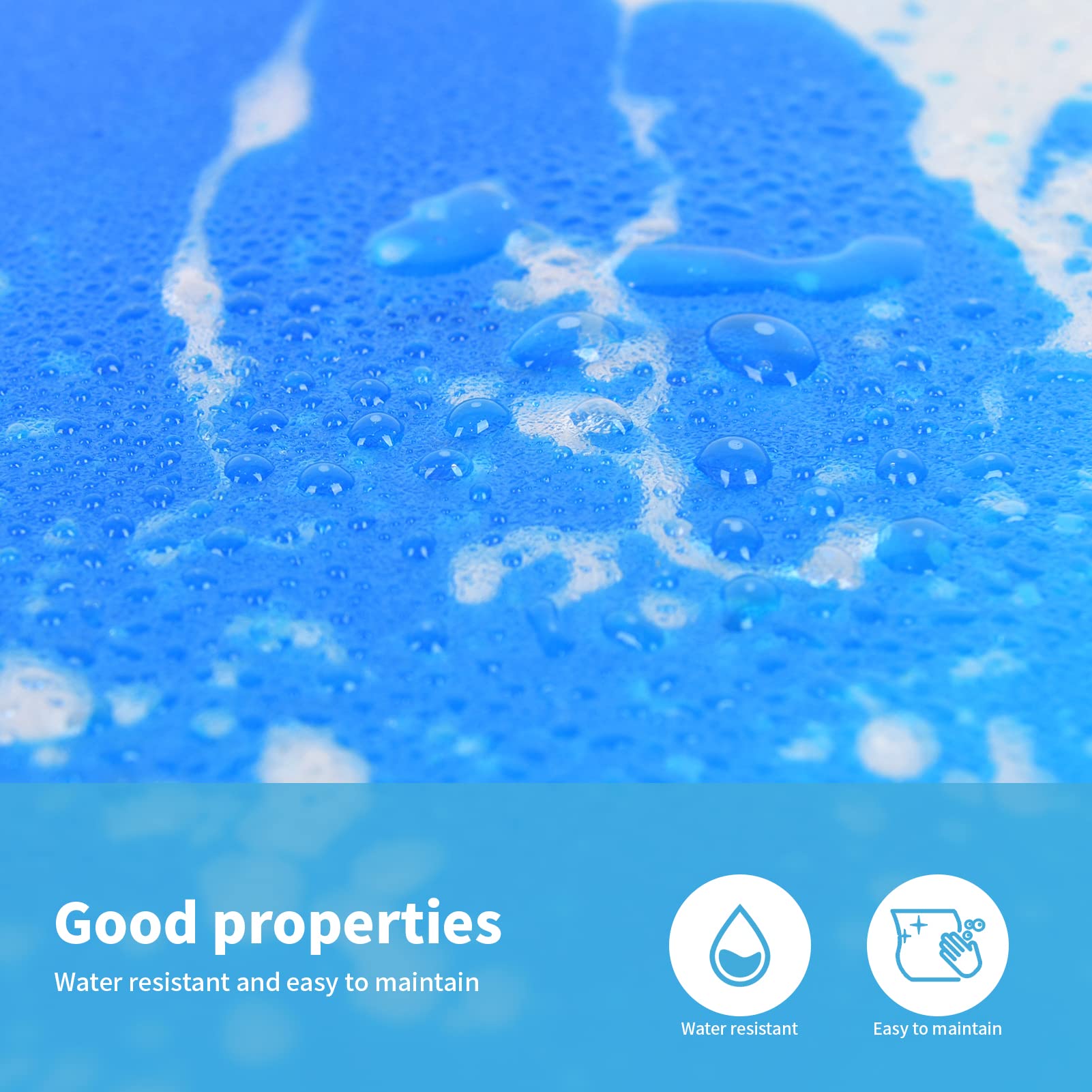 Art3d Liquid Fusion tile design supports easy cleaning between uses