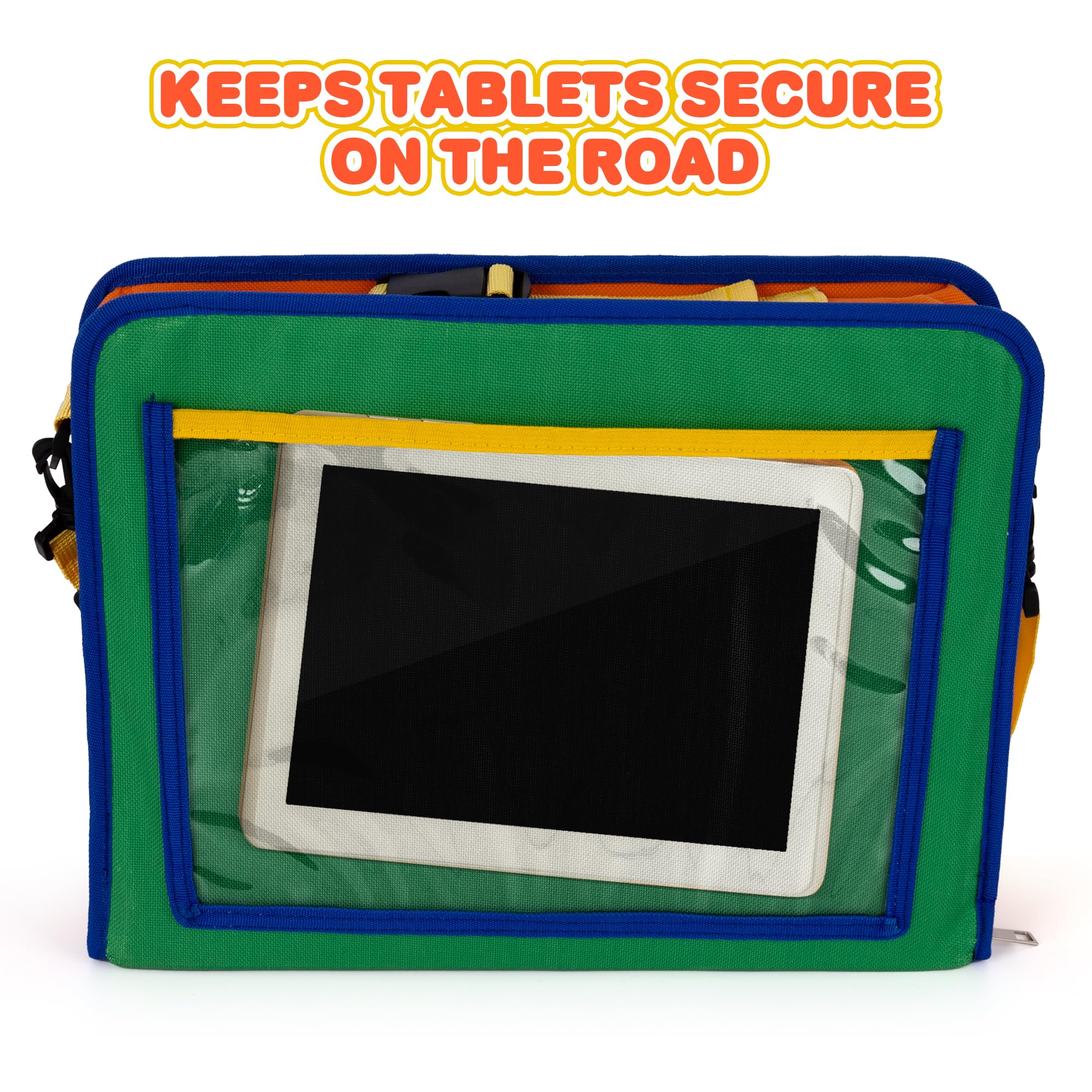 ArtCreativity Travel Tray dimensions show ample room for crafts and games.