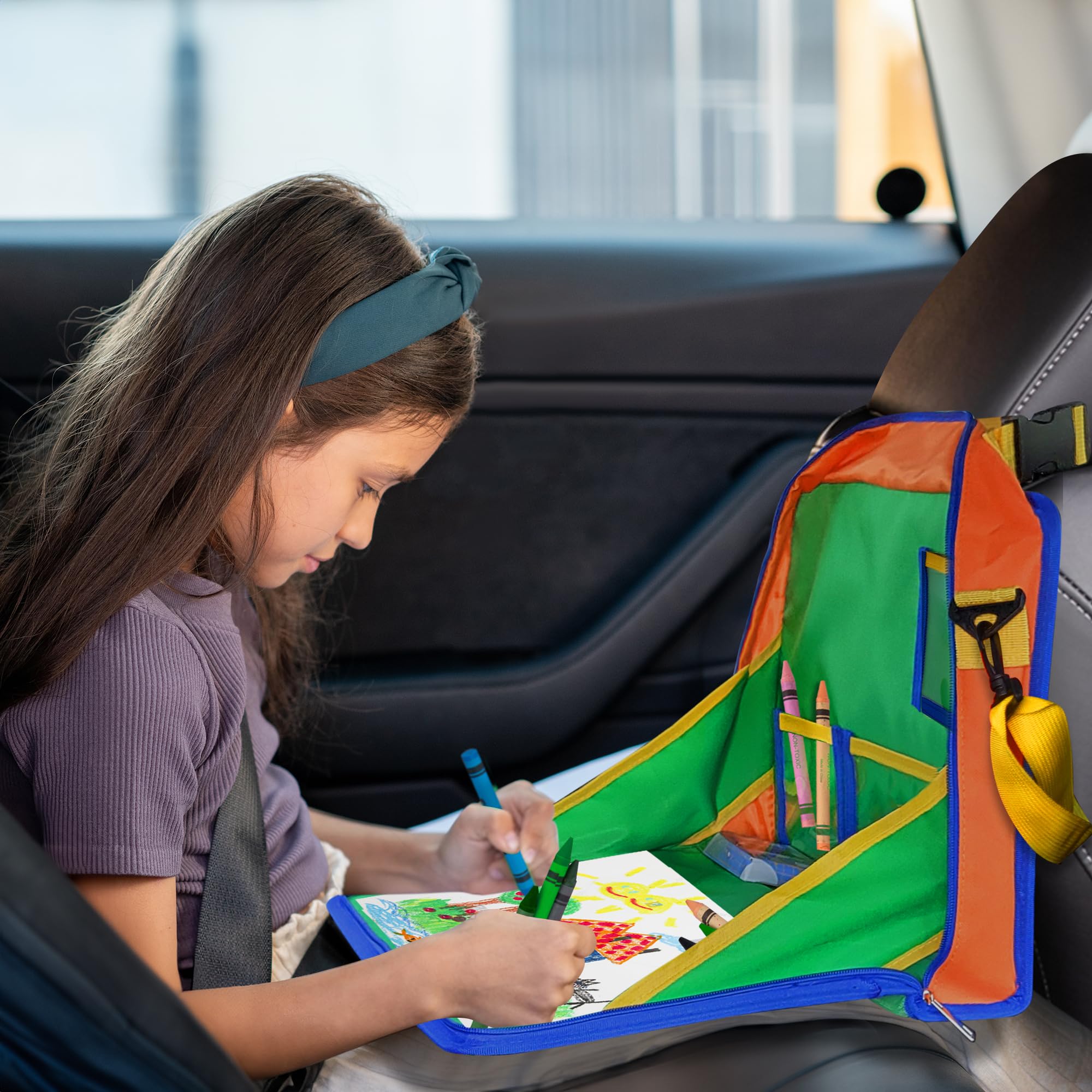 ArtCreativity Travel Tray includes twenty sheets for on-the-go art.