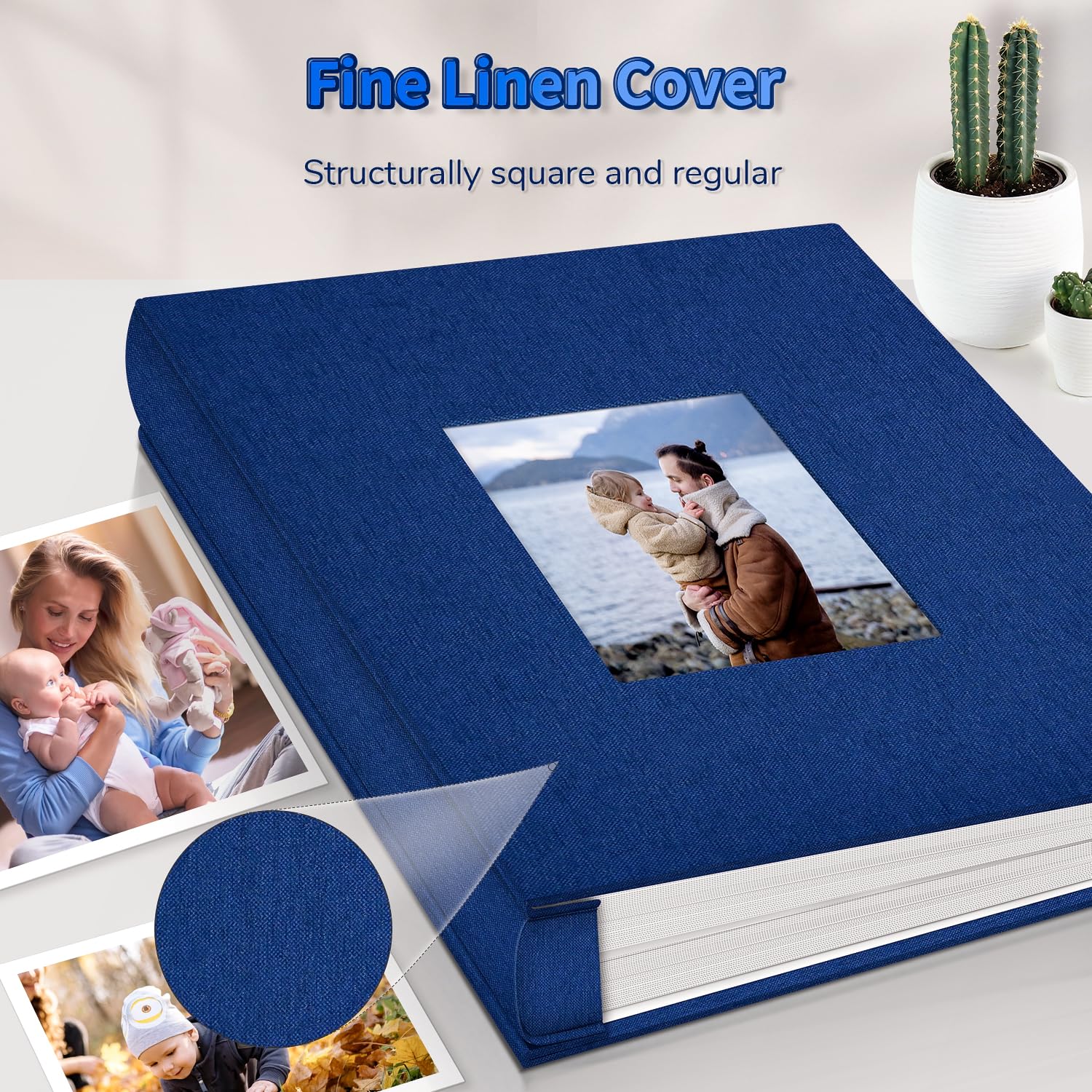 Artfeel durable linen hardcover adds tactile feel and lasting protection.