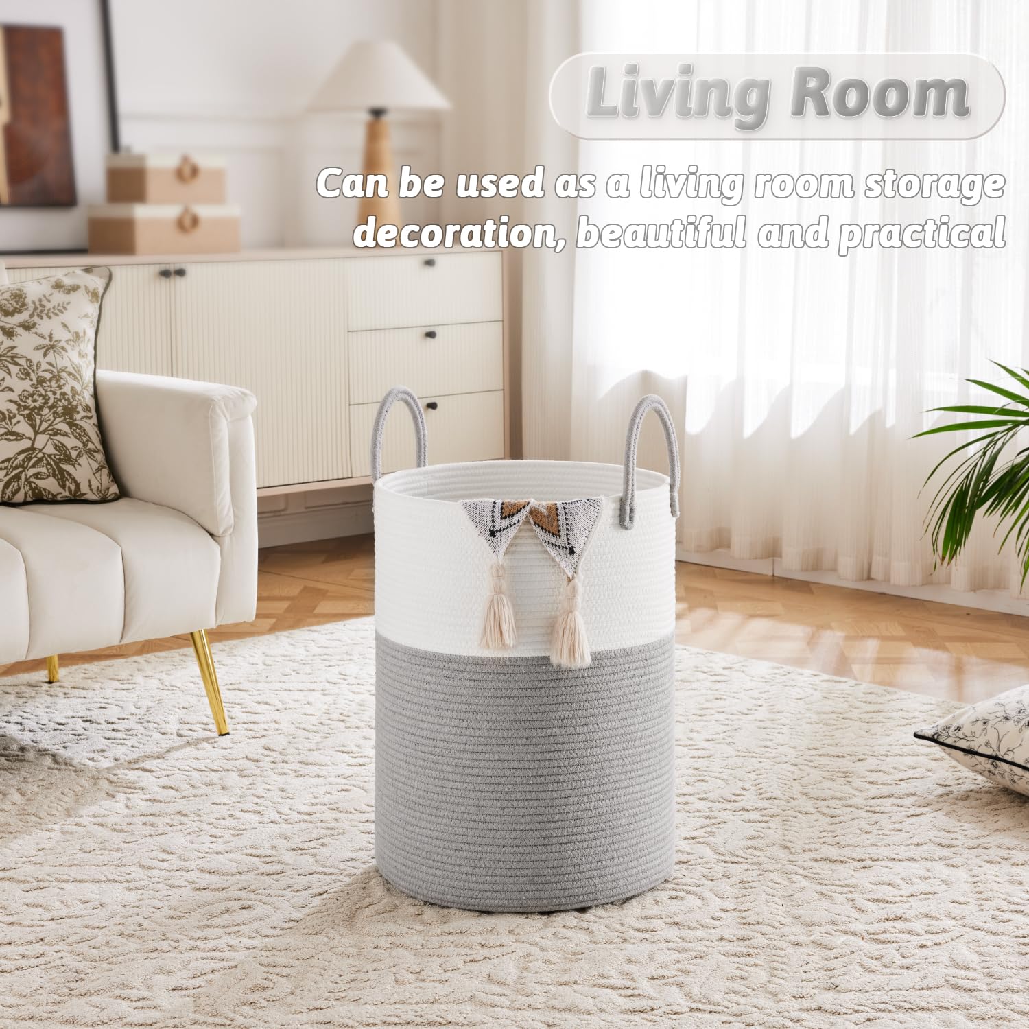 Artfeel Laundry Basket air circulation helps prevent dampness and odors