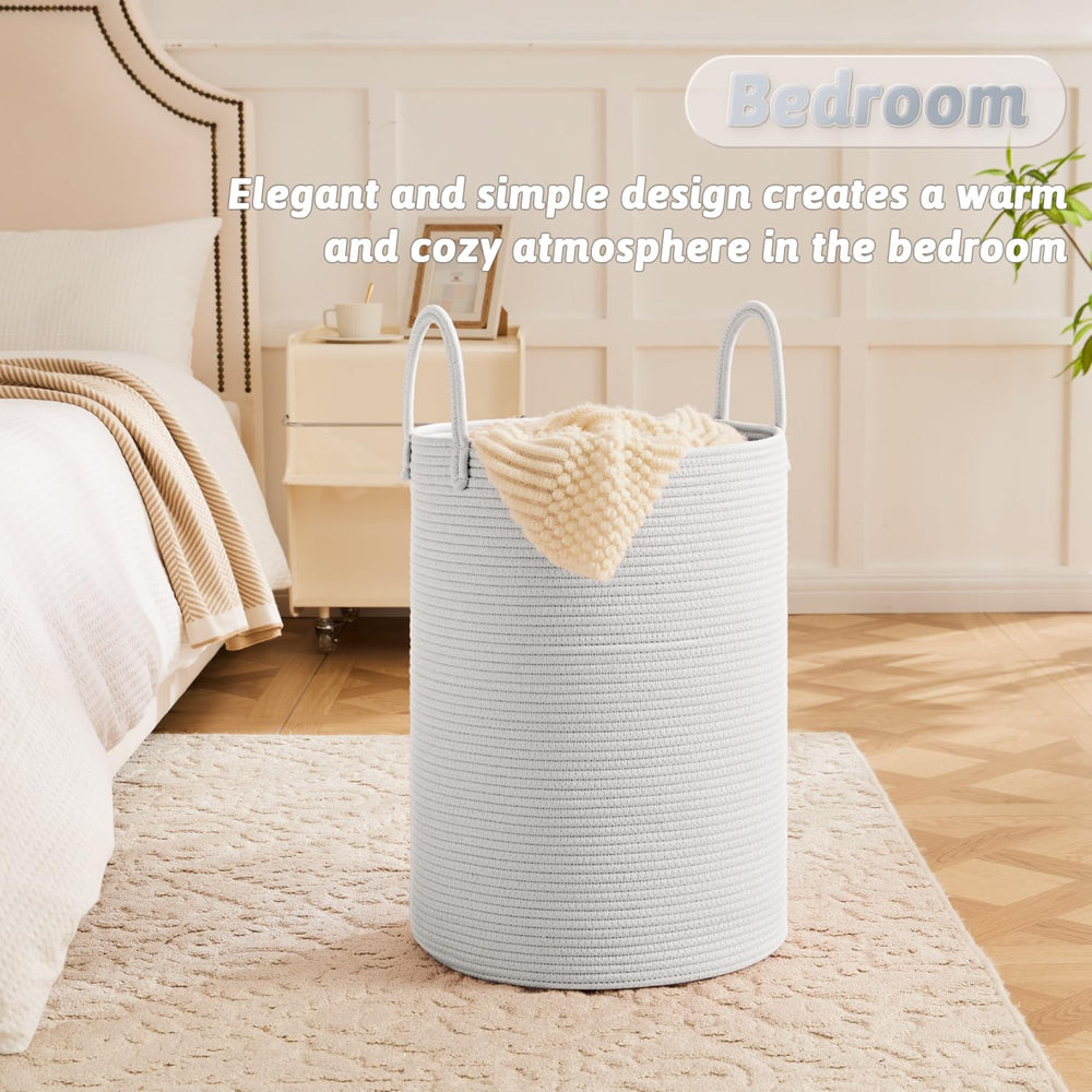 Artfeel laundry basket airflow-breathable design enhances air circulation to keep garments fresh.