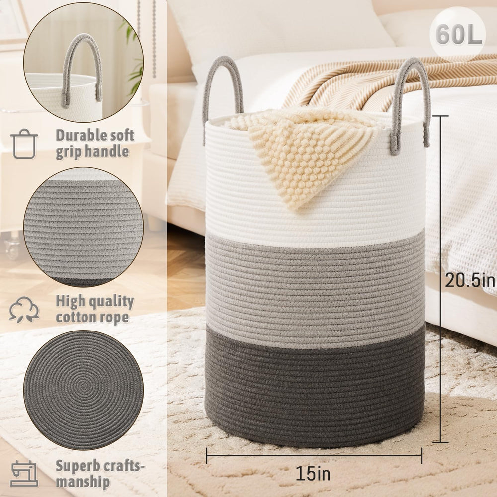Artfeel laundry basket airflow design helps prevent dampness and odors