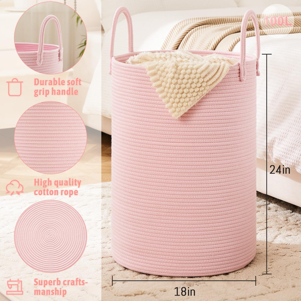 Artfeel laundry basket breathable-material, air circulation helps odor prevention.