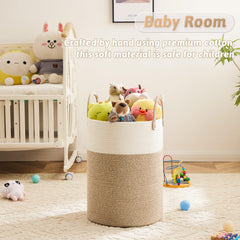 Artfeel laundry basket collapsible design ready for storage and easy transport.