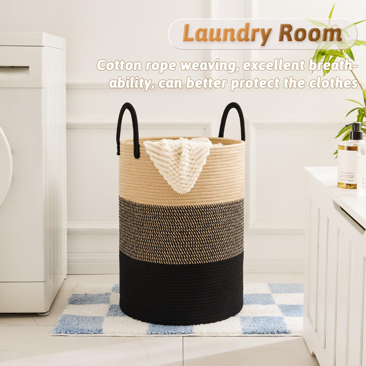 Artfeel laundry basket decorative storage; enhances room decor while organizing essentials.