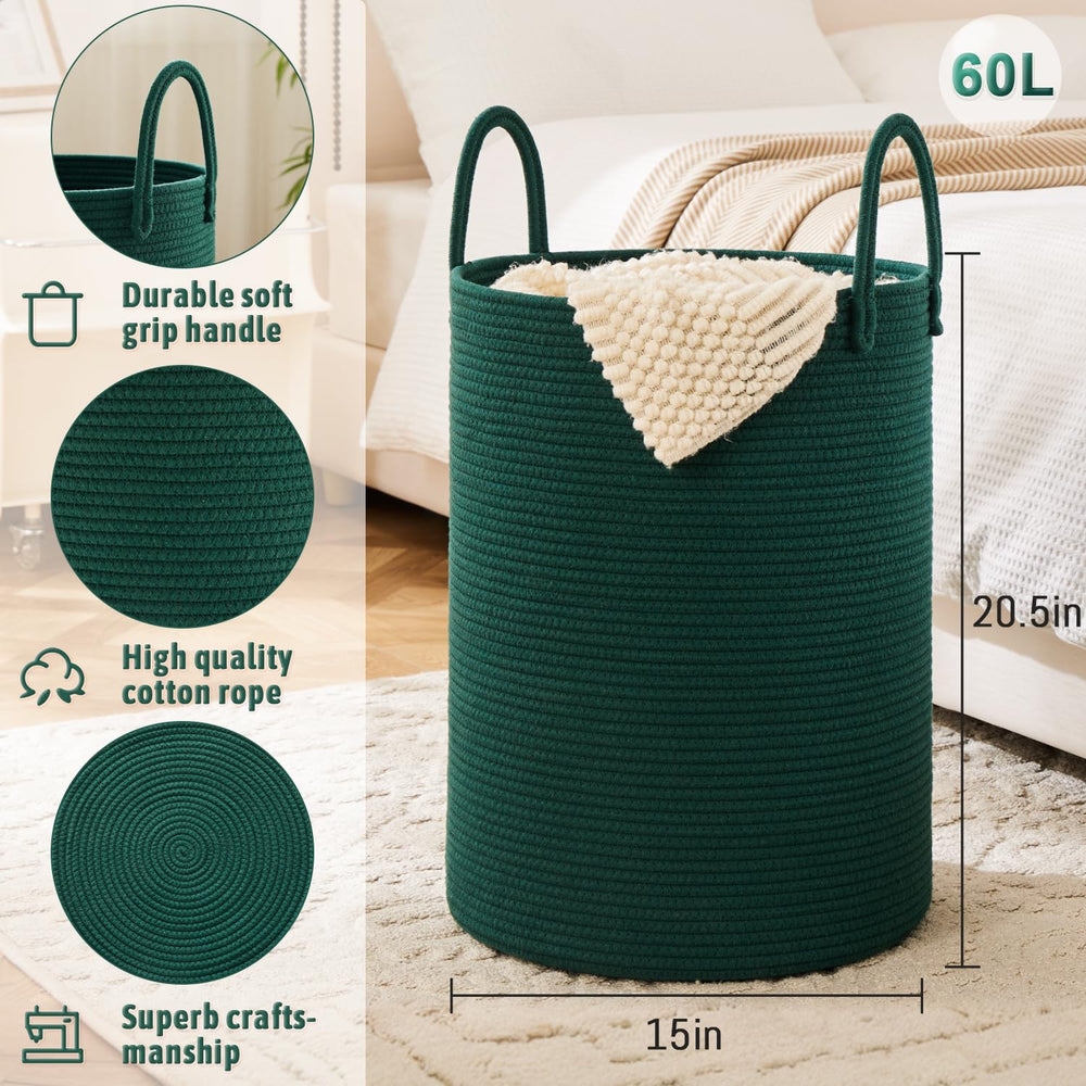 Artfeel durable cotton rope basket emphasizing breathable material and shape retention