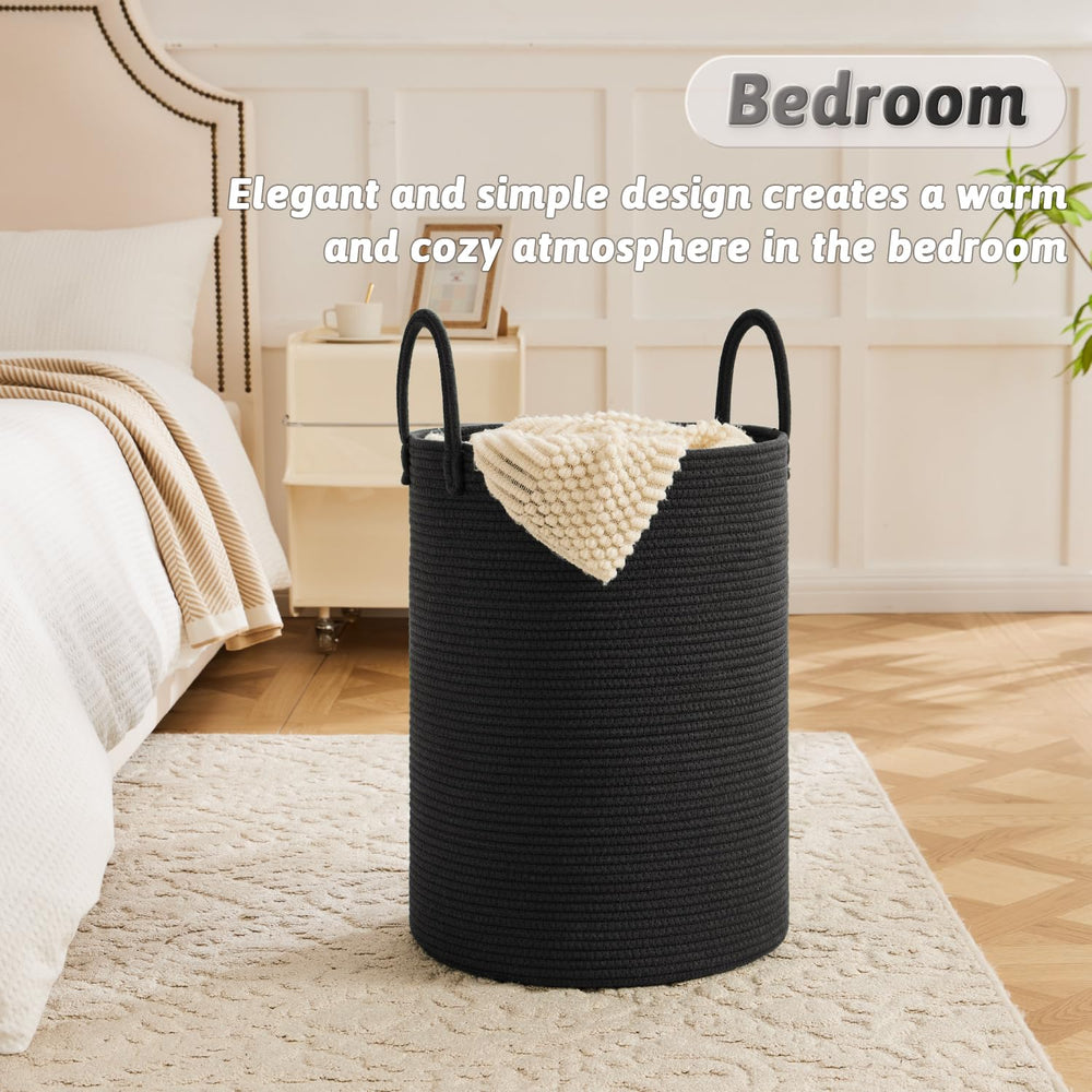 Artfeel laundry basket durable handwoven construction for long-lasting storage