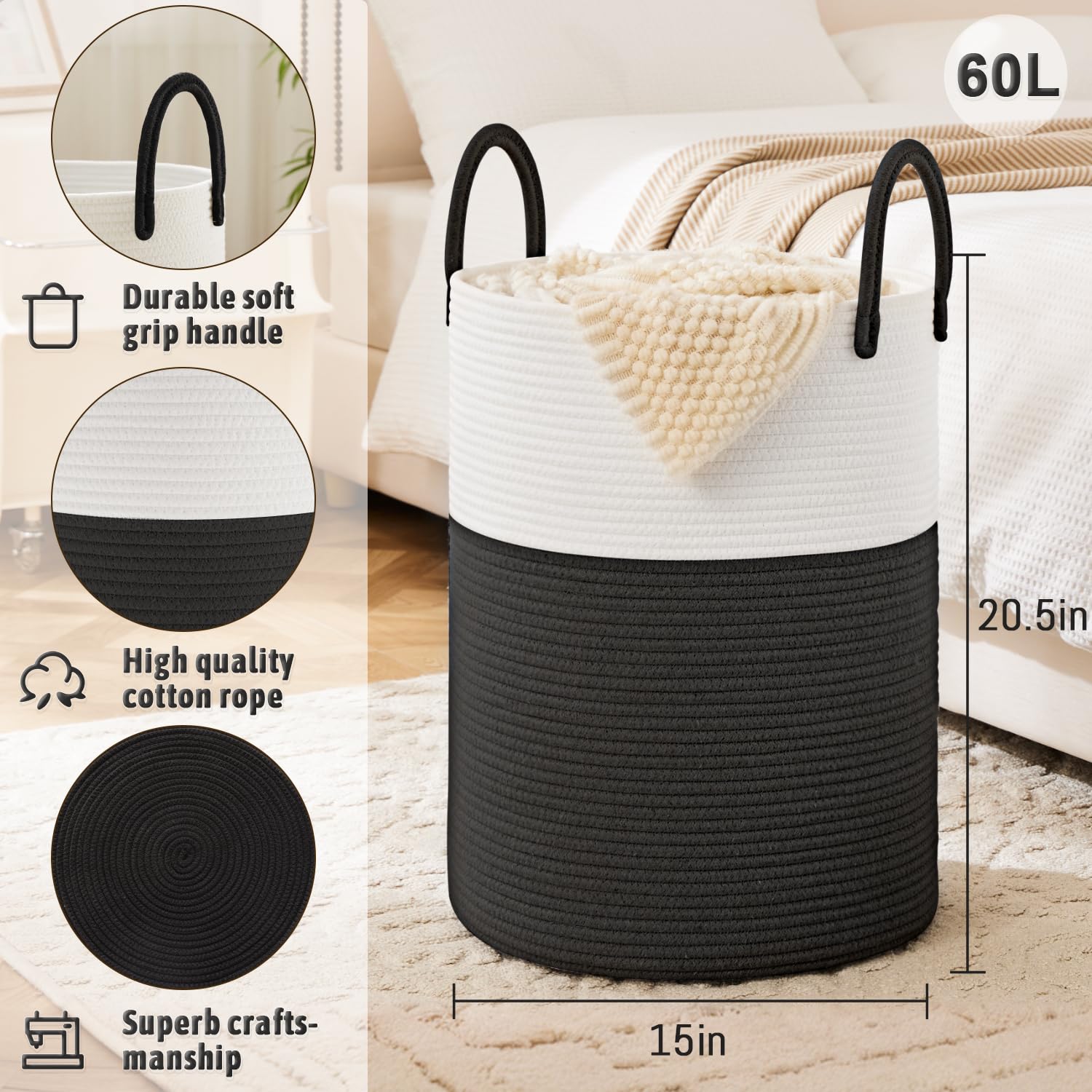 Artfeel basket is easy to clean and maintain for clutter-free spaces.