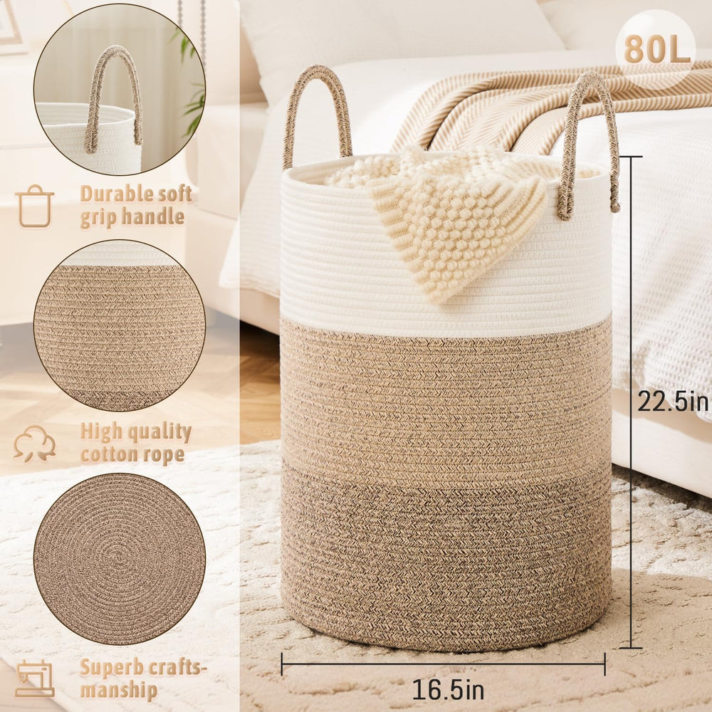 Artfeel laundry basket easy to clean and reshape for daily use.