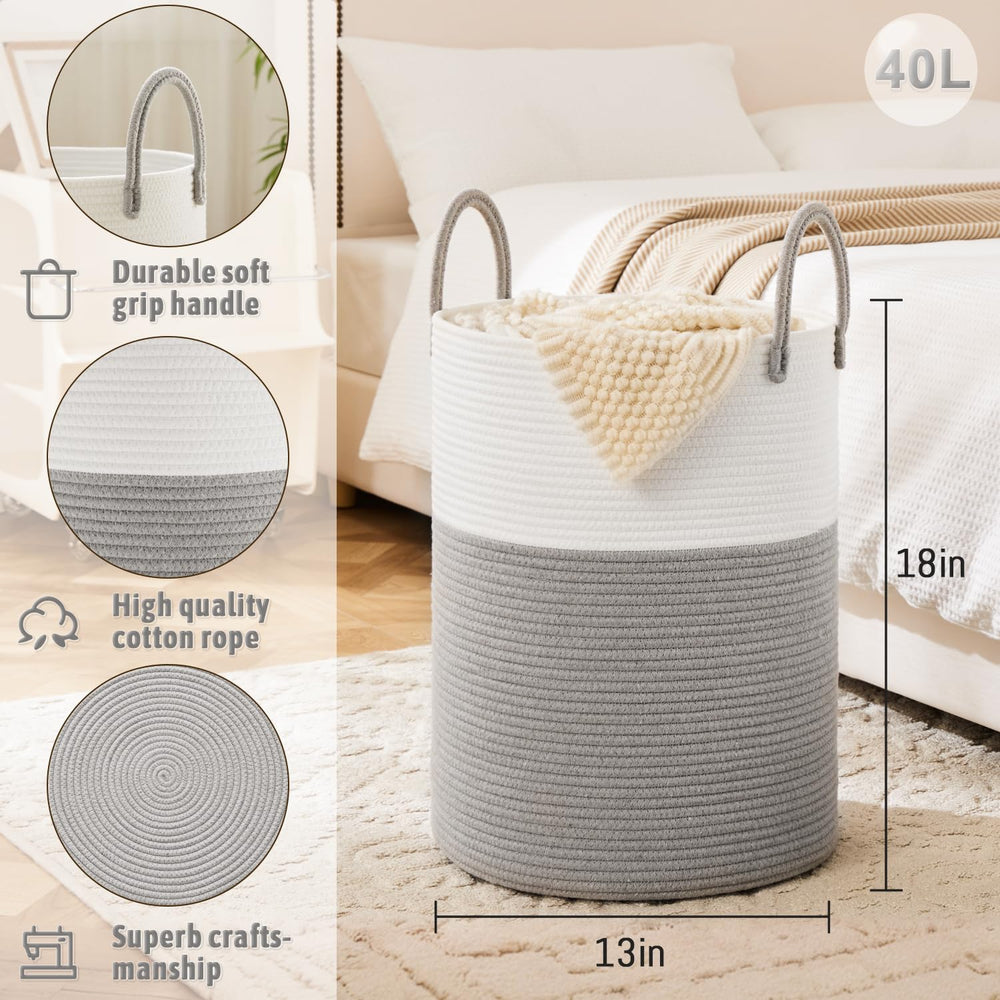 Artfeel laundry basket easy-clean maintenance keeps spaces clutter-free