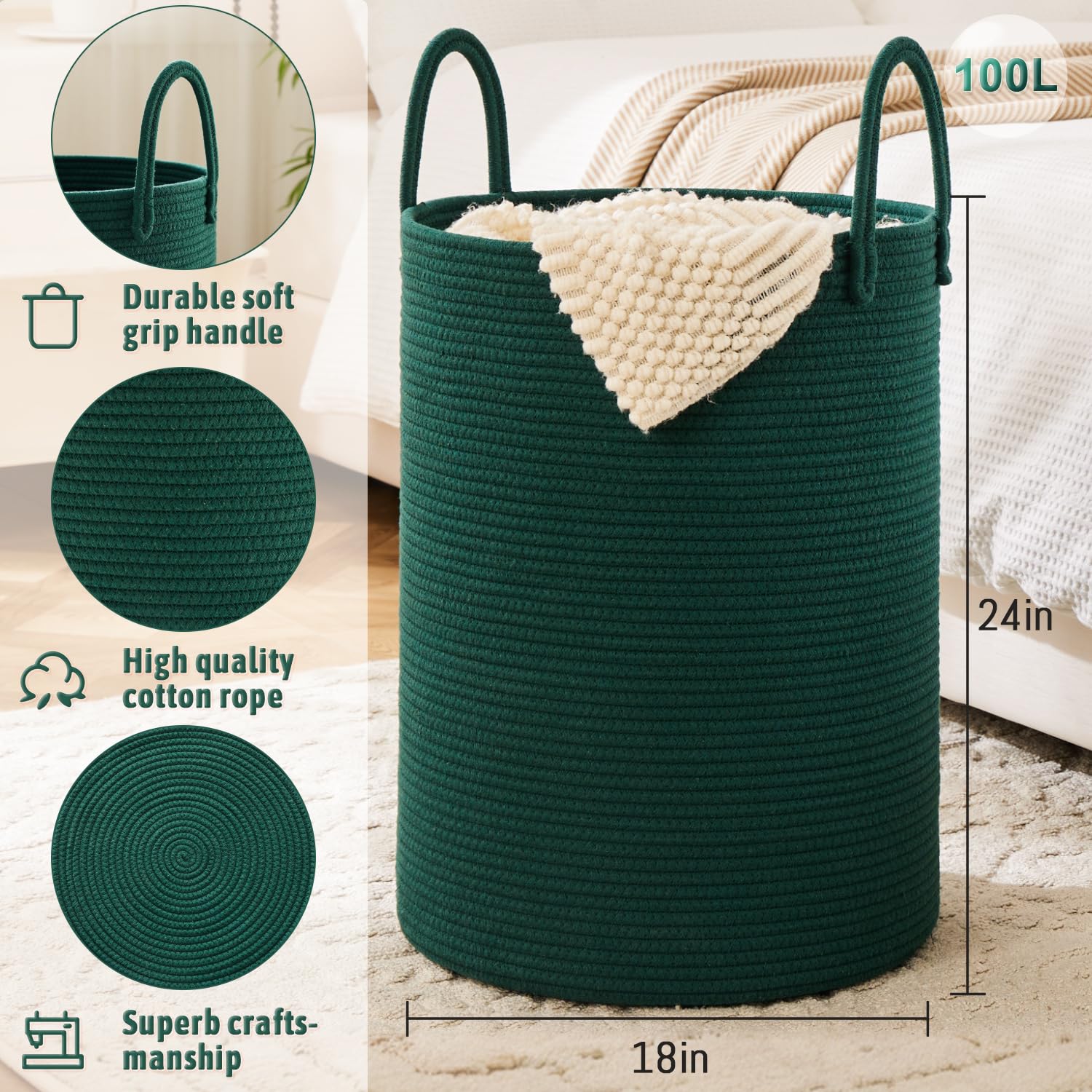 Artfeel basket is easy to clean and maintain over time.