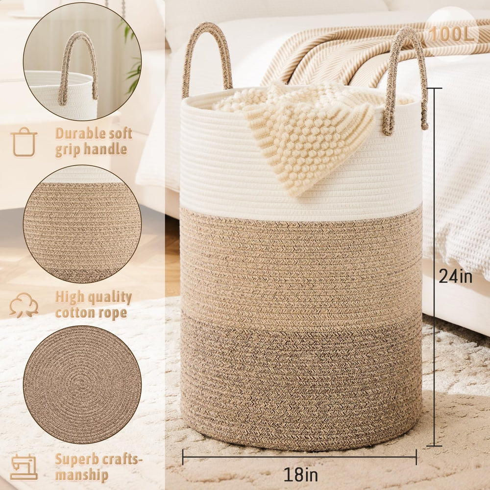 Artfeel easy-clean-maintenance basket cleans quickly and maintains its shape over time