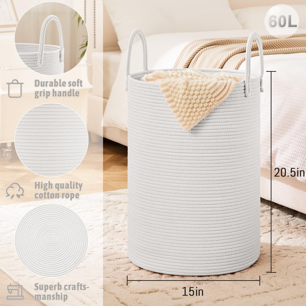 Artfeel laundry basket complements bathrooms and living rooms as decorative storage.