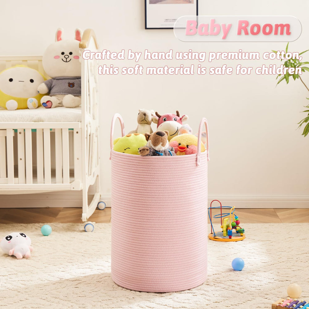 Artfeel laundry basket in bathroom decor blends with space while concealing dirty clothes