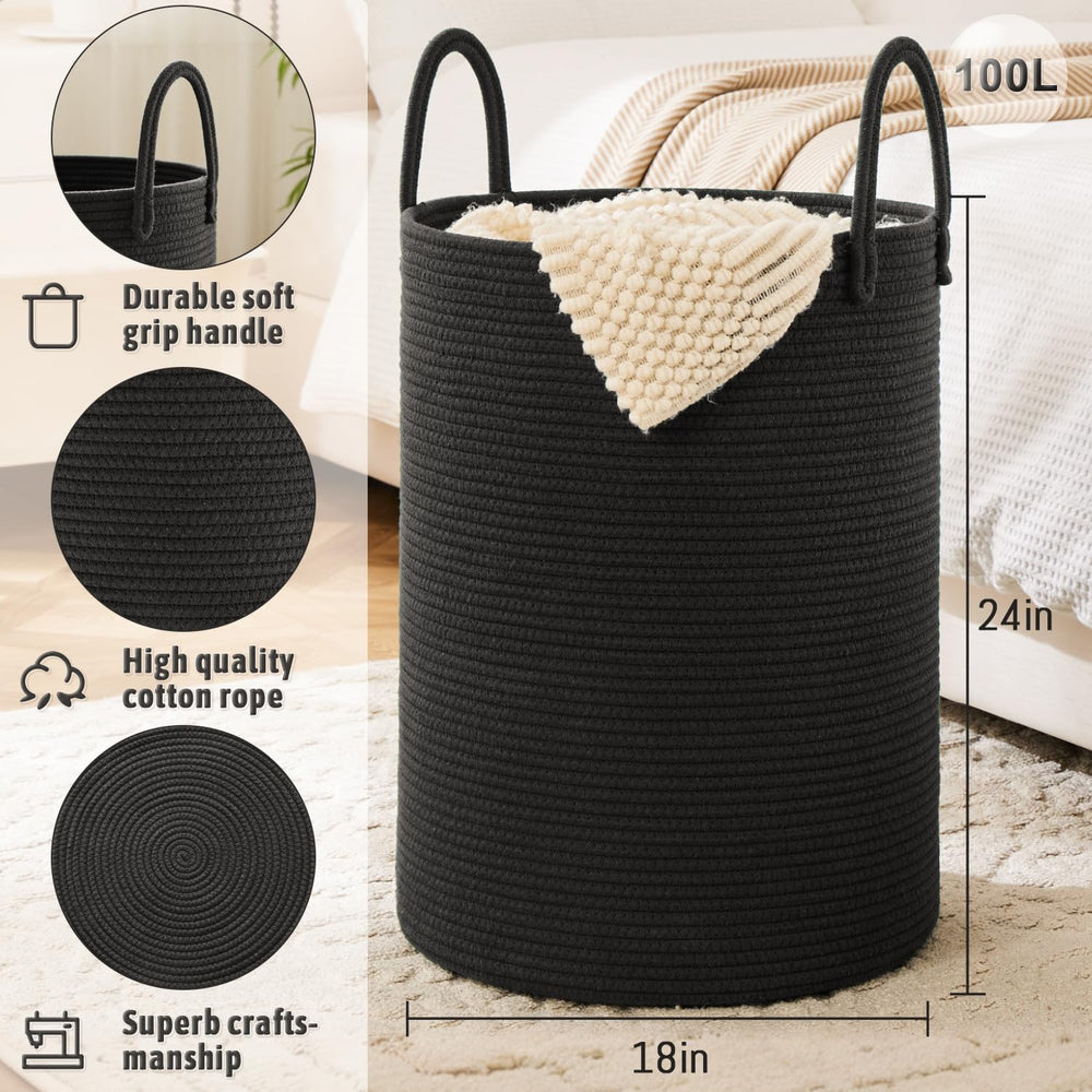 Artfeel laundry basket placed in bathroom or nursery for stylish, practical storage
