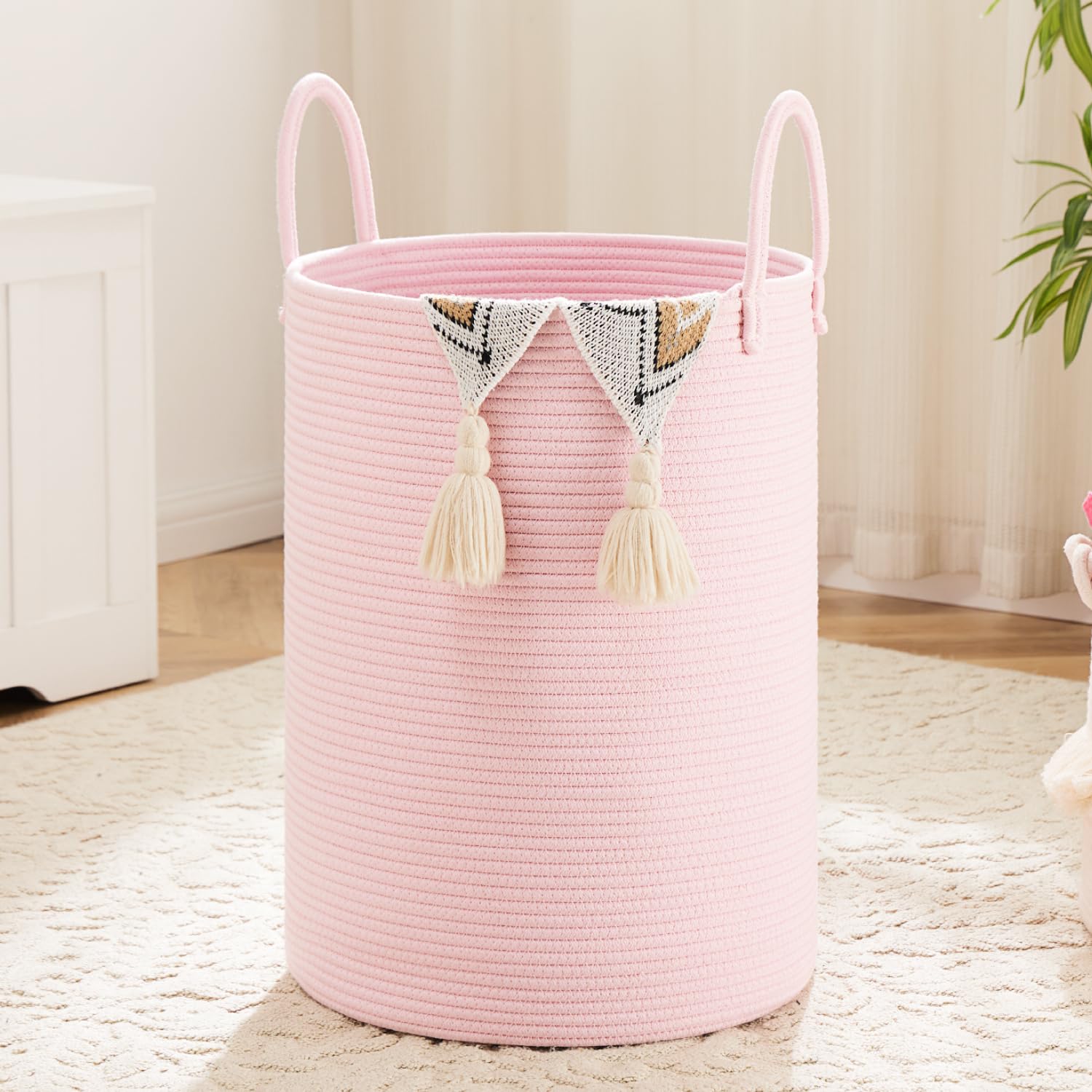 Artfeel laundry basket with natural elegance adds stylish decor to any room