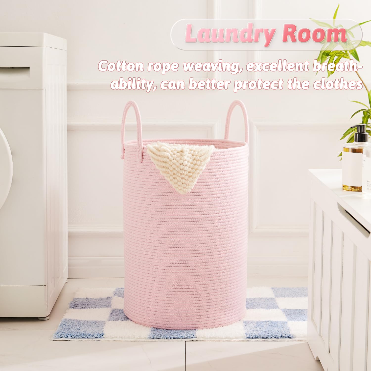 Artfeel laundry basket used for toy storage keeps living room tidy