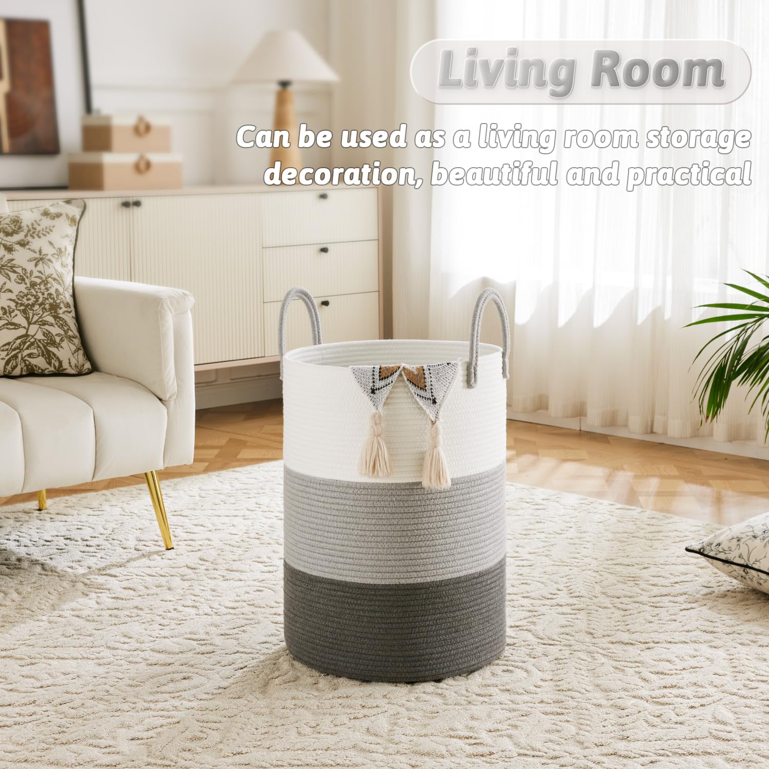 Artfeel laundry basket used for toys demonstrates versatile storage