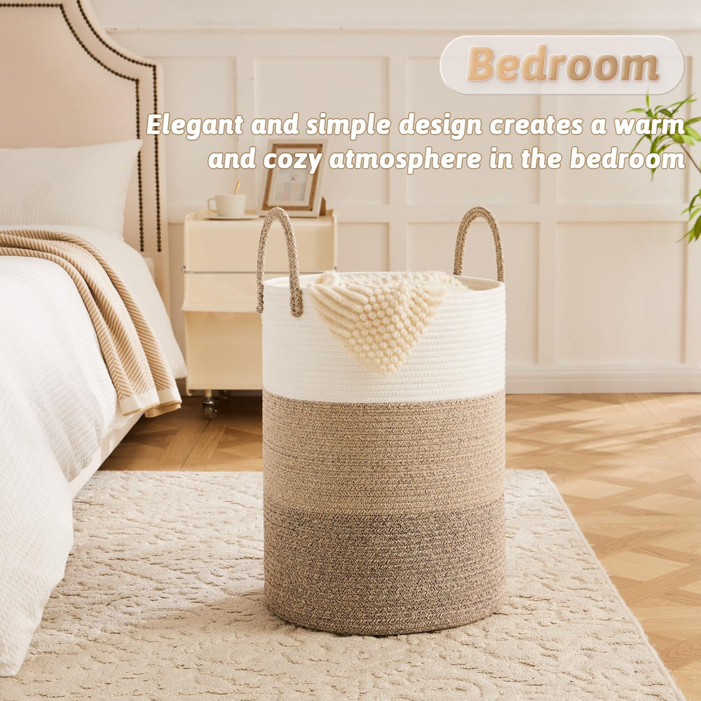 Artfeel laundry basket versatile storage for toys and blankets helps tidy rooms.