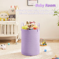 Artfeel laundry basket used for toy storage in a child's room with neat organization.