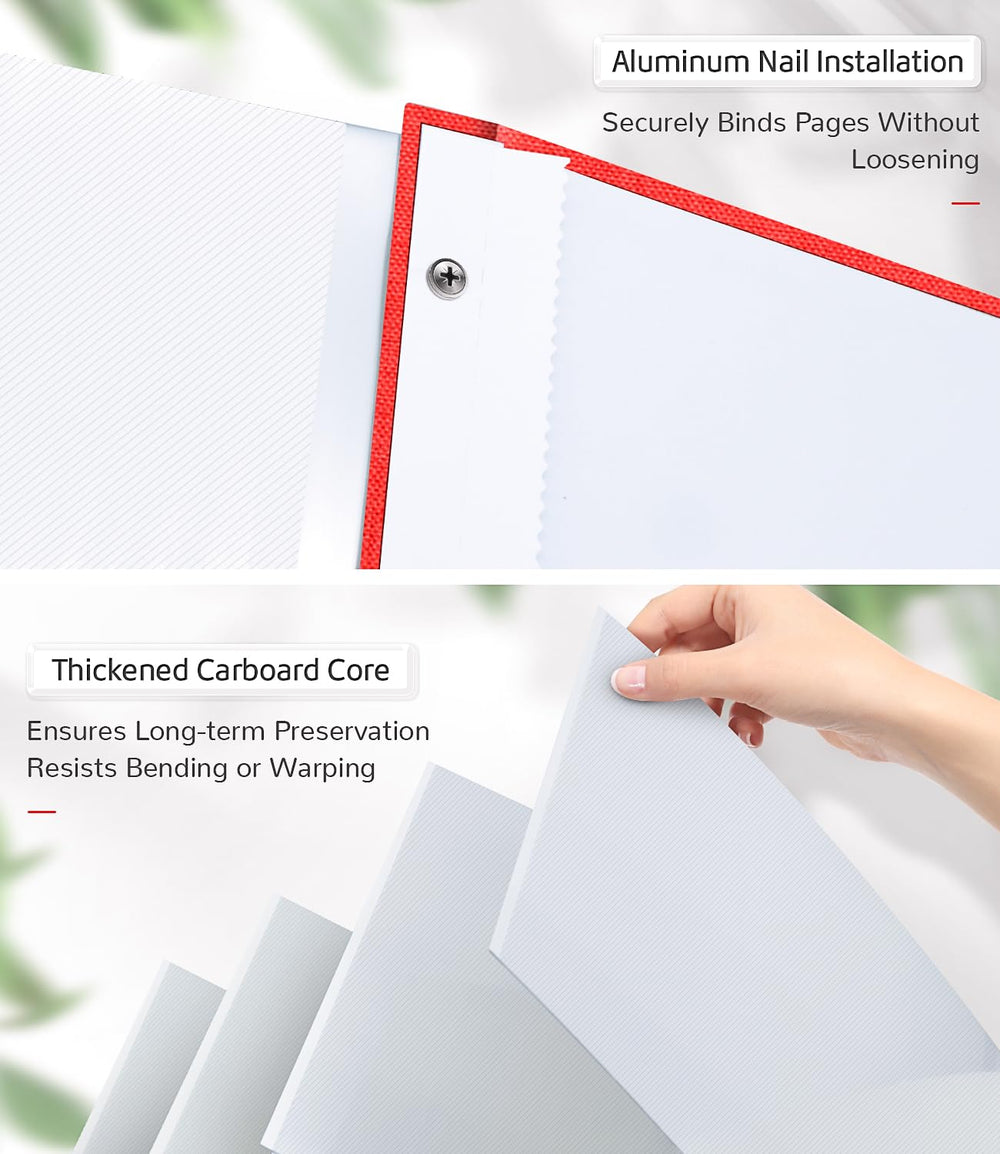 Artfeel 20-sheet album provides space to grow family memories over time.
