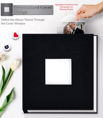 Artfeel photo album with adhesive interior pages for secure photo mounting