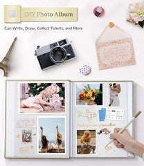 Artfeel photo album adhesive pages enable easy, secure photo mounting.