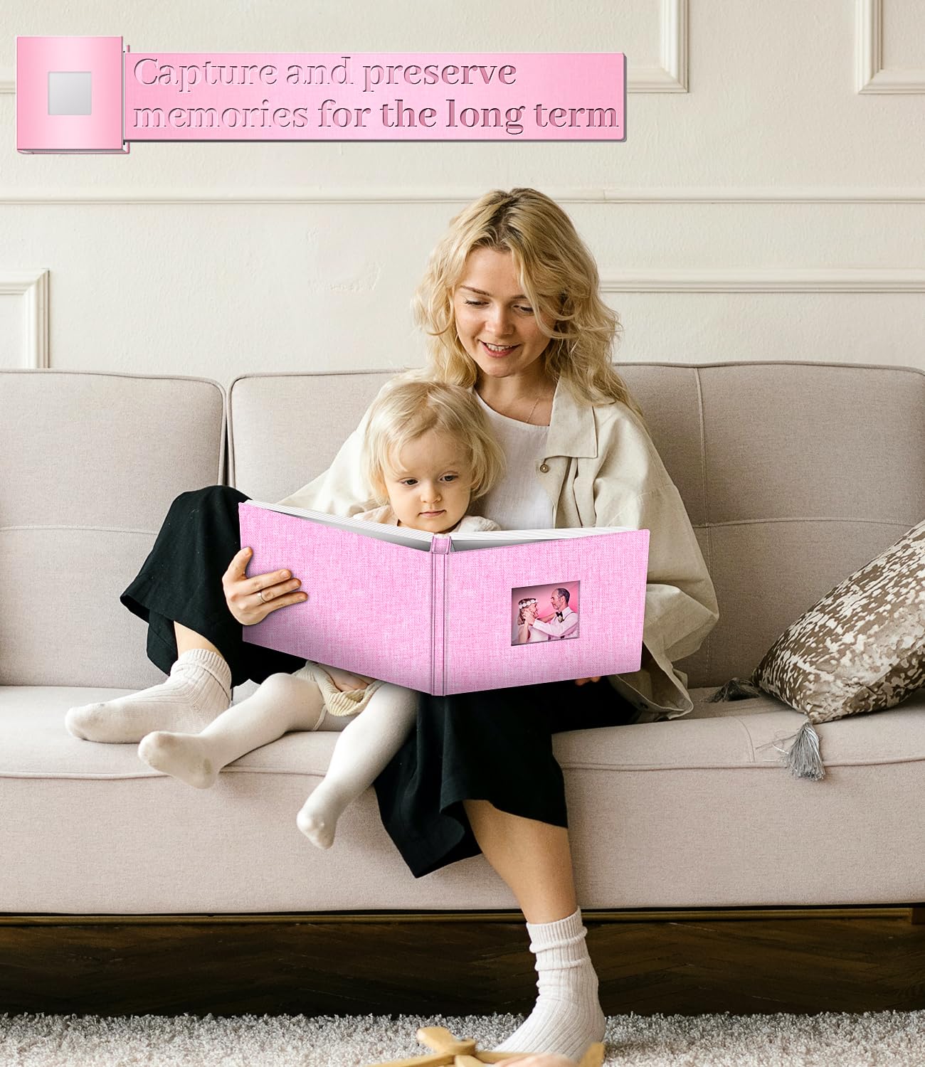 Artfeel photo album aluminum spine provides sturdy binding for long-lasting keepsakes.